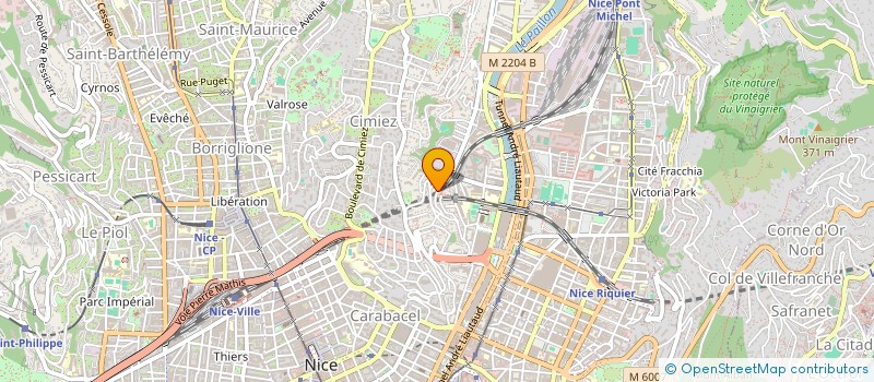 localisation de l'entreprise L'ALYCASTRE à NICE