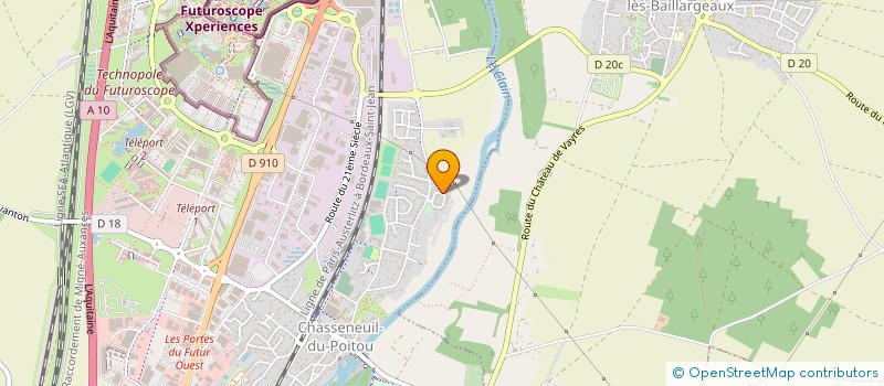 localisation de l'entreprise L'ALZETA  CHASSENEUIL-DU-POITOU