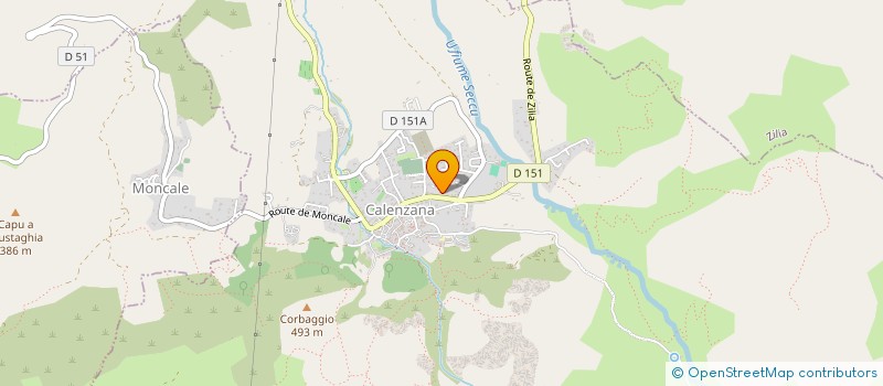 localisation de l'entreprise L'AMADEUS à CALENZANA