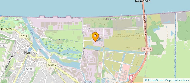 localisation de l'entreprise L'AMANDE ET L'OBSIDIENNE à HONFLEUR