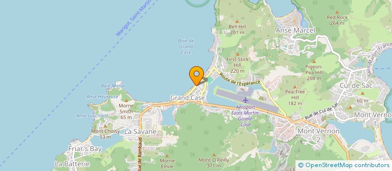 localisation de l'entreprise L'AMANDIER à SAINT MARTIN