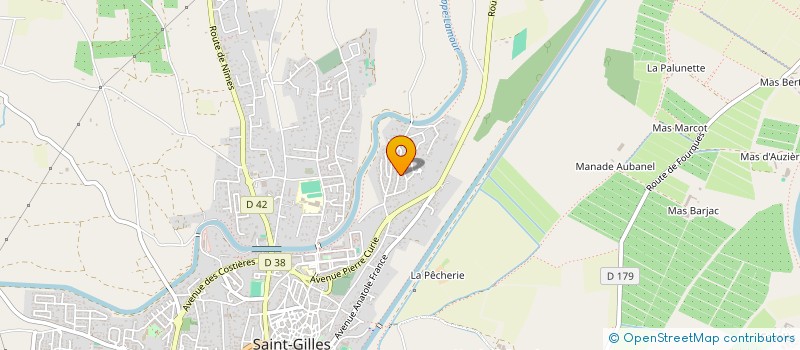 localisation de l'entreprise L'AMANDIER à SAINT-GILLES
