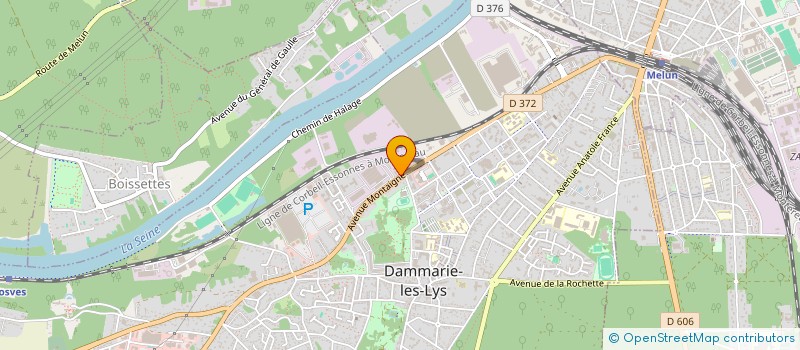 localisation de l'entreprise L'AMANDIER à DAMMARIE-LES-LYS