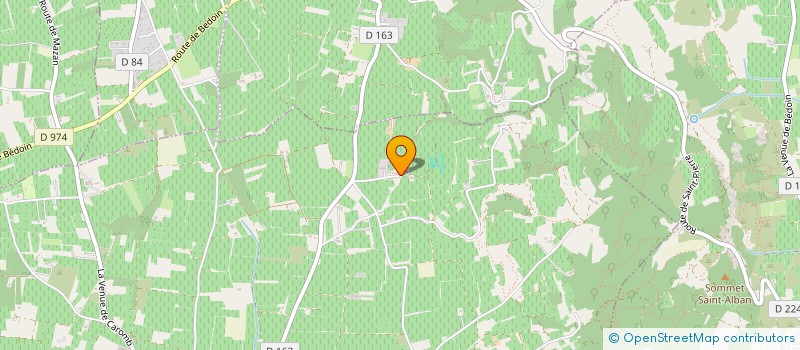 localisation de l'entreprise L'AMANDIER  MAZAN