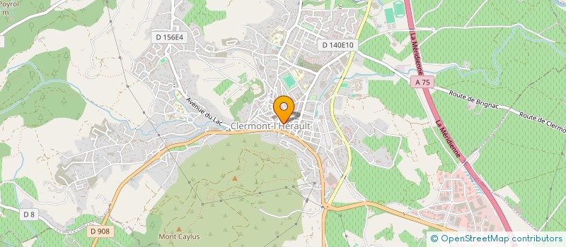 localisation de l'entreprise L'AMANDIER  CLERMONT-L'HERAULT