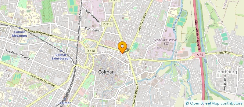 localisation de l'entreprise L'AMANDIER  COLMAR