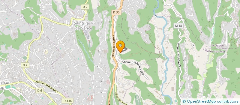 localisation de l'entreprise L'AMANDIER à SAINT-PAUL-DE-VENCE