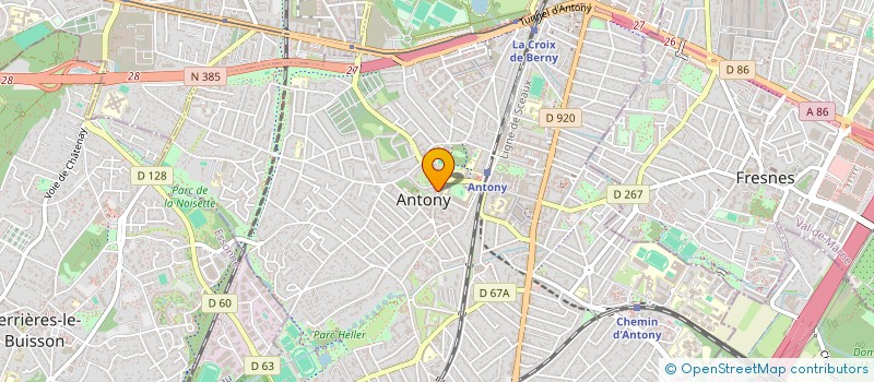 localisation de l'entreprise L'AMANDIER D'ANTONY à ANTONY
