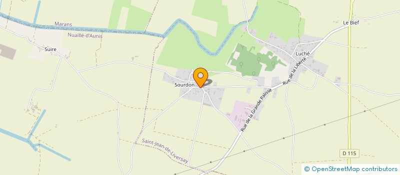 localisation de l'entreprise L'AMANDIER GROUPE  SAINT-JEAN-DE-LIVERSAY