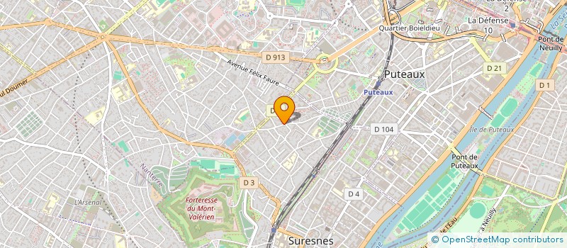 localisation de l'entreprise L'AMANDINE à SURESNES