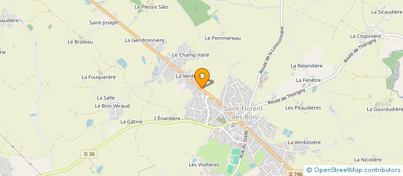 localisation de l'entreprise L'AMANDINE POTIER à NESMY