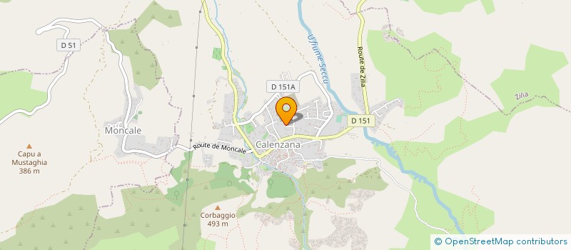 localisation de l'entreprise L AMANDULA à CALENZANA