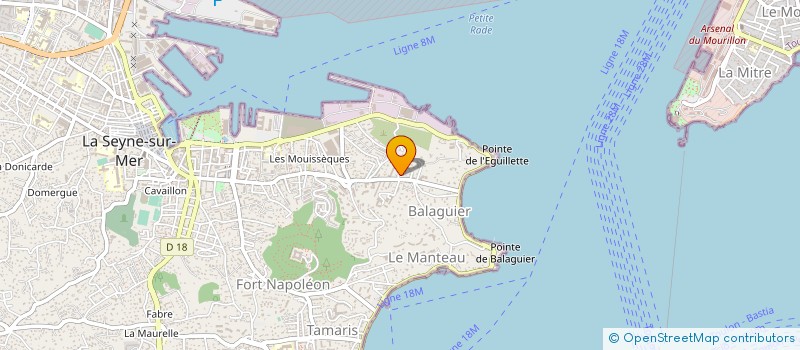 localisation de l'entreprise L'AMANSOL à LA SEYNE-SUR-MER