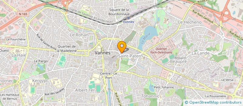localisation de l'entreprise L'AMARENA à VANNES