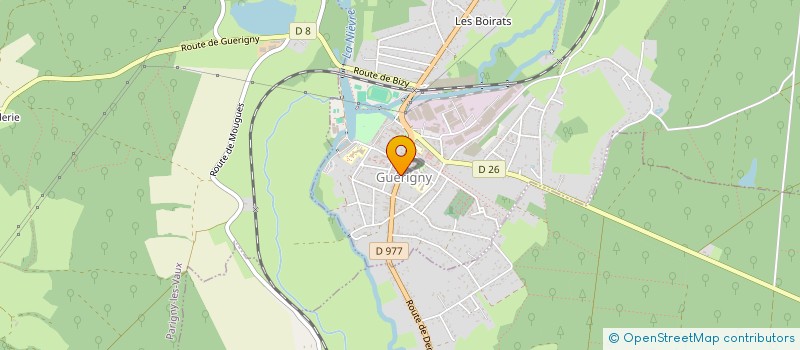 localisation de l'entreprise L'AMARENA à GUERIGNY
