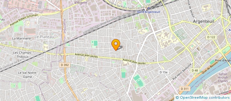 localisation de l'entreprise L'AMARRAGE  CHAMPAGNE-SUR-SEINE