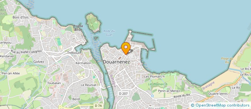 localisation de l'entreprise L AMARRE A JEUX  DOUARNENEZ