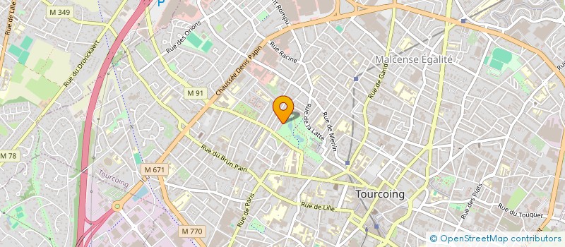 localisation de l'entreprise L'AMARREE  TOURCOING