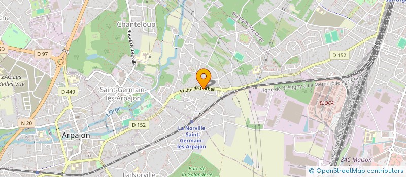 localisation de l'entreprise L'AMAYARD à SAINT-GERMAIN-LES-ARPAJON