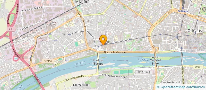 localisation de l'entreprise L AMAZONE à ORLEANS