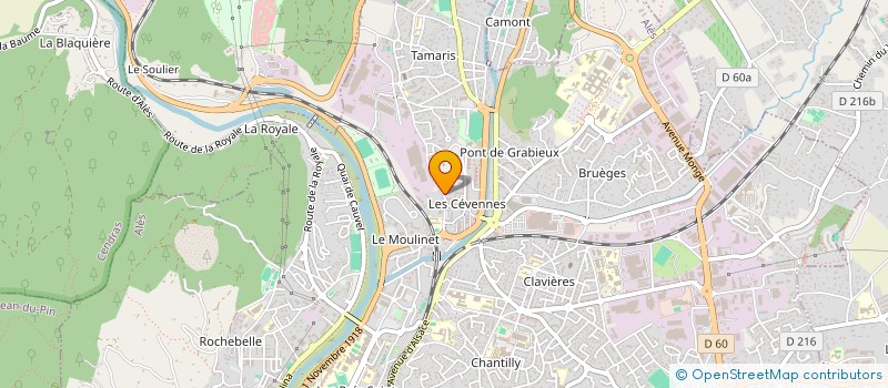 localisation de l'entreprise L'AMAZONE à ALES