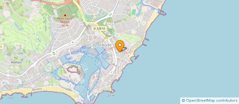 localisation de l'entreprise L'AMAZONE  AGDE