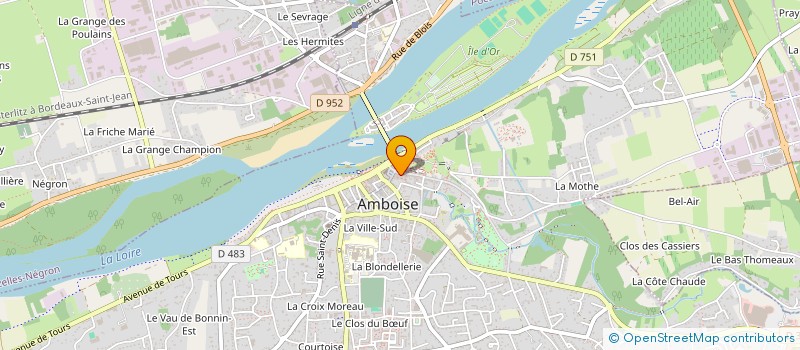 localisation de l'entreprise L'AMBACIA  AMBOISE