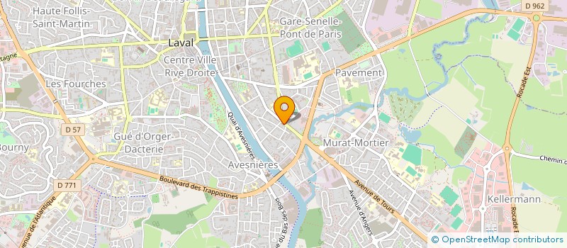 localisation de l'entreprise L'AMBASSADE à LAVAL