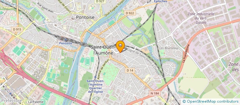 localisation de l'entreprise L'AMBASSADE DU ROYAUME DE DIEU SUR TERRE  SAINT-OUEN-L'AUMONE