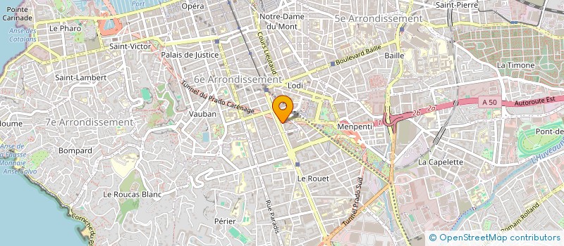 localisation de l'entreprise L'AMBASSADEUR à MARSEILLE