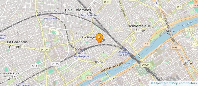 localisation de l'entreprise L'AMBASSADEUR RENT CAR à COURBEVOIE