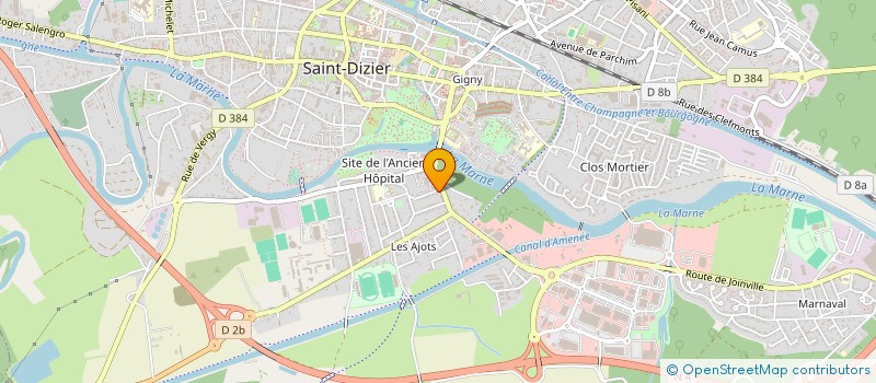 localisation de l'entreprise L'AMBASSY à SAINT-DIZIER