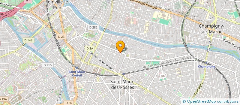 localisation de l'entreprise L'AMBIANCE à SAINT-MAUR-DES-FOSSES