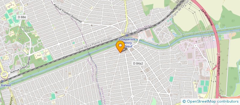 localisation de l'entreprise L'AMBIANCE  VILLEPARISIS