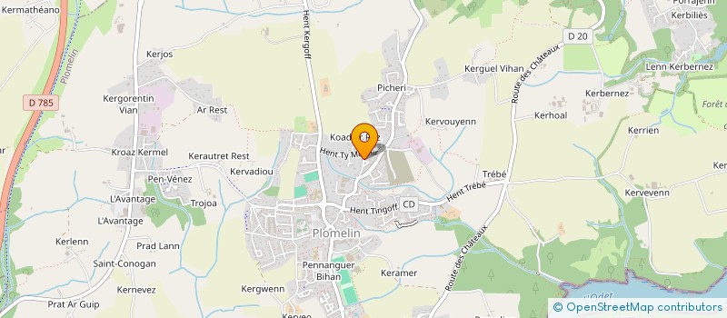 localisation de l'entreprise L AMBIANCE BOIS  PLOMELIN