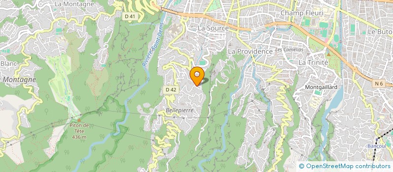 localisation de l'entreprise L'AMBIANCE CREOLE  SAINT-DENIS