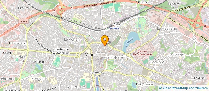 localisation de l'entreprise L'AMBIANCE DES COP'S à VANNES