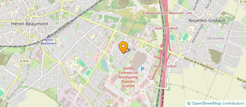 localisation de l'entreprise L'AMBITION DE MARTIN à HENIN-BEAUMONT