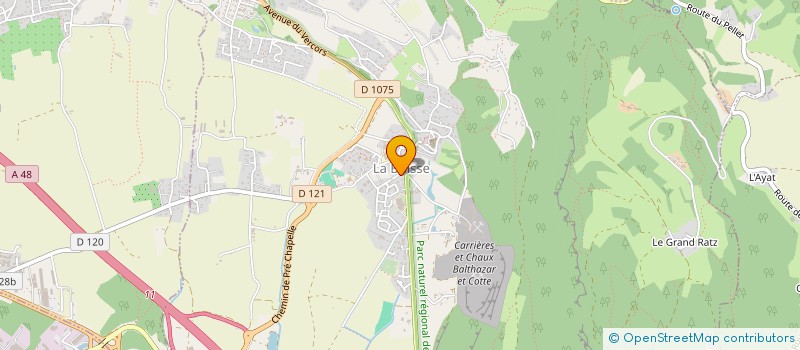 localisation de l'entreprise L'AMBOISE  LA BUISSE