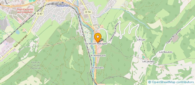 localisation de l'entreprise L'AMBOUCHI  LA CLUSE-ET-MIJOUX