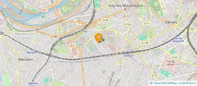 localisation de l'entreprise L'AMBRE à ISSY-LES-MOULINEAUX