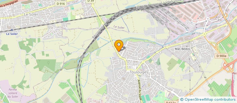 localisation de l'entreprise L'AMBRE D'EDHEN IV  TOULOUGES