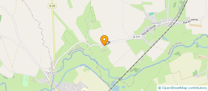 localisation de l'entreprise L'AMBRE MARETTE à MONTS-SUR-ORNE