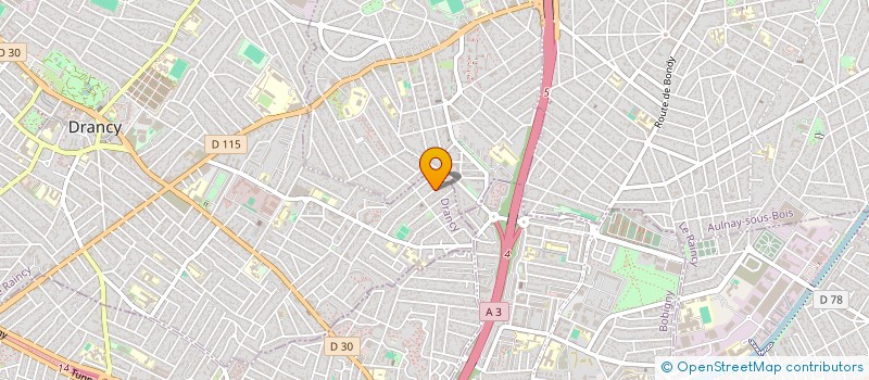 localisation de l'entreprise L AMBRESIS BATIMENTS à DRANCY