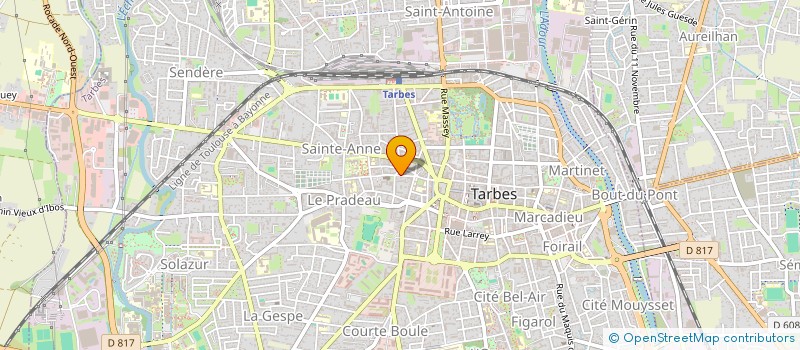 localisation de l'entreprise L'AMBROISIE  TARBES