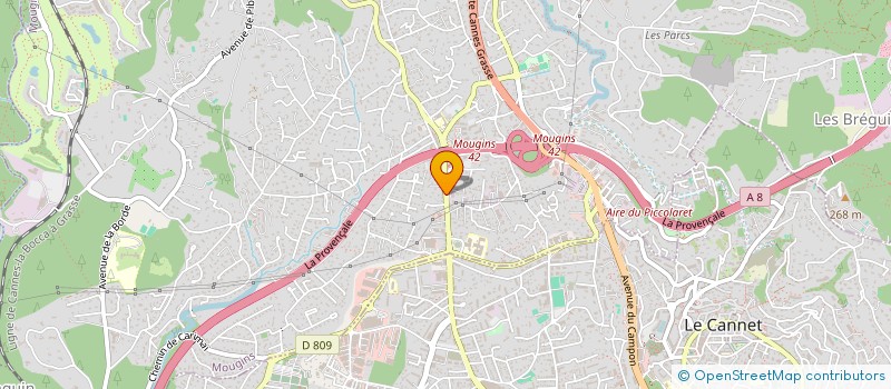 localisation de l'entreprise L'AMBROISIE à MOUGINS