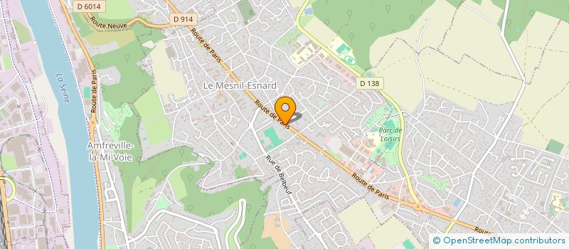 localisation de l'entreprise L'AMBROISIE  BONSECOURS