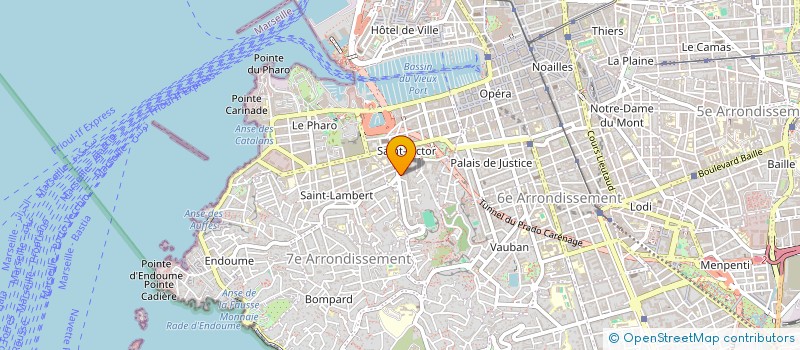 localisation de l'entreprise L'AMBROISIE à MARSEILLE