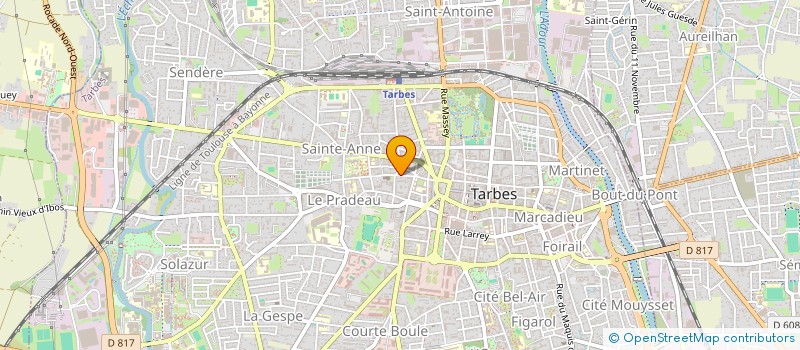 localisation de l'entreprise L'AMBROISIE AMBROTOS  TARBES