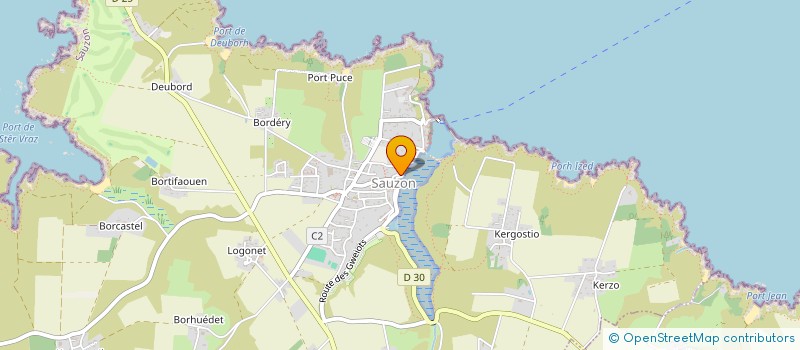 localisation de l'entreprise L'AME DE FOND  SAUZON